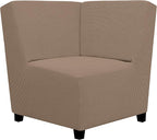 Easy-Going Stretch Sectional Corner Sofa Slipcover 1-Piece Couch Sofa Cover Furniture Protector Soft with Elastic Bottom for Kids, Pet, Spandex Jacquard Fabric Camel