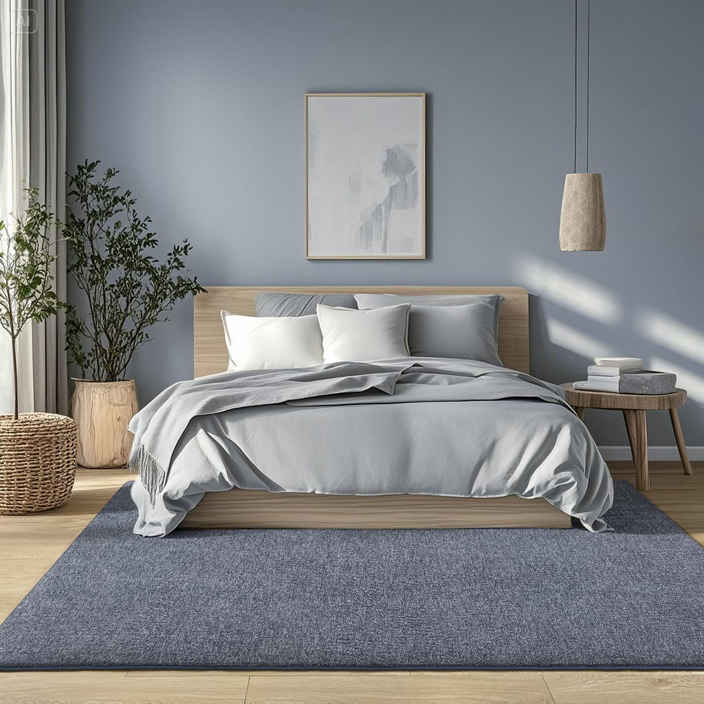 AROGAN 5x7 Area Rugs for Living Room Non Slip Dorm Bedroom Rug, Blue