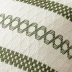 MIULEE Set of 2 Moss Green Boho Decorative Lumbar Pillow Covers 12x20 Inch Farmhouse Rustic Couch Throw Pillows Modern Summer Cushion Covers Retro Cute Macrame Woven Spring Decor for Bed Sofa Chair