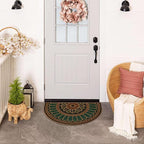 Mohawk Home Swirl Style Casual Ornamental Rust 2' X 3' All Weather Outdoor Door Mat Perfect for Porch, Garage
