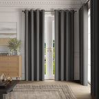 NICETOWN Room Darkening Draperies Curtains Panels, 2 Panels Grey W52 x L96