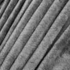 TASTHROW Large Flannel Fleece Throw Blanket, 50×70 Inch - Cozy Lightweight Thick Blanket - All Seasons Suitable for Women, Men and Kids (Grey)
