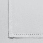 Yakamok Blackout Curtains 38x84 inch Greyish White Thermal Drapes-Bedroom
