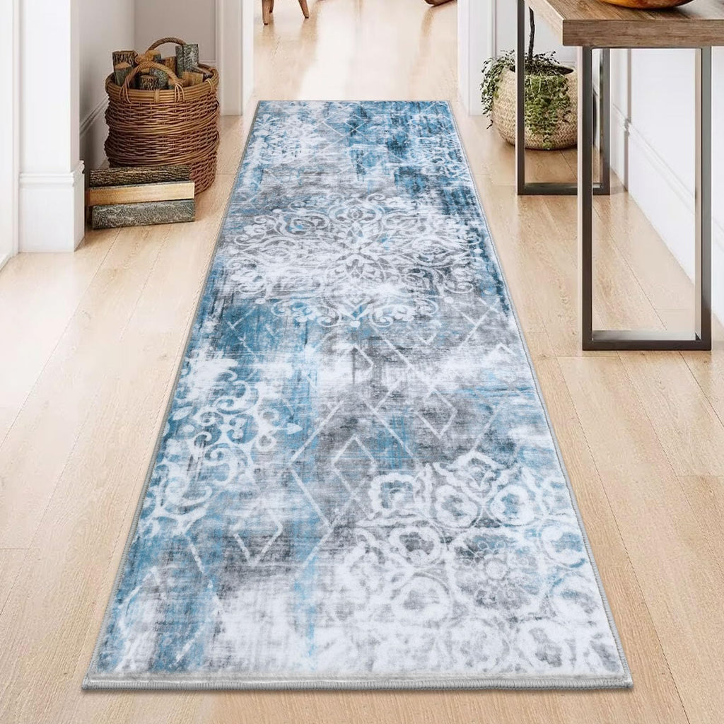 HEBE Hallway Runner Rug 2'x6', Washable Non Slip Kitchen Rug Runner