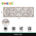 HEBE Hallway Runner Rug 2'x6', Washable Non Slip Kitchen Rug Runner