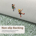 36x24 Large Bathroom Rugs Washable Non Slip, Green Bath Mat for Bathroom Floor Tub, Soft Absorbent Quick Dry Mats for Shower, Bathtub,Home Decor
