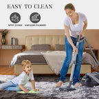8x10 Feet Area Rugs for Living Room, Shag Fluffy Bedroom Carpet, Soft Rugs for Nursery, Furry Rugs for Girls Boys Kids Room, Extra Large Fuzzy Rug, Tie-Dyed Dark Gray