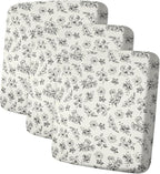 Leather Look Couch Cushion Covers Sofa Seat Slipcovers Sets Couches Furniture Protector for Sectional Armchair Loveseat Pets Kids Stretch Spandex Fabric (3 Cushion Sofa, Beige 01Flower)