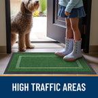 OLANLY Front Door Mat Outside 59x34, All-Season Heavy-Duty Rubber Doormat