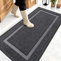 OLANLY Front Door Mat Outside 47x23, All-Season Heavy-Duty Rubber Doormat