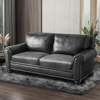 Leather Look Couch Cushion Covers Sofa Seat Slipcovers Sets Couches Furniture Protector for Sectional Armchair Loveseat Pets Kids Stretch Spandex Fabric (2 Cushion Loveseat, Light Grey)