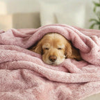 Exclusivo Mezcla Plush Fuzzy Fleece Bed Blanket King Size, Super Soft, Fluffy and Warm Blankets for Couch, Bed, All Season (Dusty Pink, 90x104 inches)