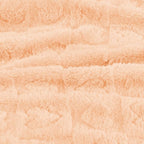 Yurhap Fleece Baby Blanket Heart Checkered, Ultra Soft Cozy Baby Blankets for Girls Boys, Fluffy Infant Toddler Newborn Receiving Gifts for Crib Stroller 30"x40" (Apricot Pink)