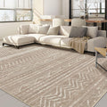 Nakagishi Boho 7x9 Area Rug Living Room Rugs Machine Washable Dark Brown