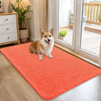 OLANLY Dog Door Mat for Muddy Paws 45x27, Super Absorbent Chenille Mud Mat