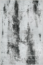 6x9 Area Rugs Washable Rug: Large Modern Abstract Living Room Rug Soft Anti-Skid Thin Carpet Indoor Floor Non-Shedding Carpets for Bedroom Dining Room Farmhouse Nursery Home Office Black White Grey