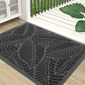 Colorxy Waterproof Front Doormat, Sturdy Natural Rubber Door Mat, 71x47