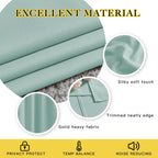 NICETOWN Aqua Blue Room Darkening Curtain Panels - Window Treatment Thermal Insulated Grommet Room Darkening Curtains/Panels/Drapes for Bedroom (2 Panels, 52 by 54, Aqua)