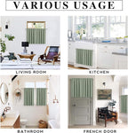RYB HOME Short Blackout Curtains for Bedroom, Room Darkening Insulated