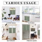RYB HOME Kitchen Blackout Curtains Over Sink 36 inch Length, Rod Pocket