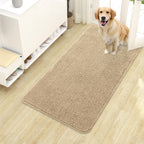 OLANLY Dog Door Mat for Muddy Paws 40x24, Super Absorbent Chenille Mud Mat