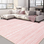 Nakagishi Boho 5x8 Area Rug Living Room Rugs Machine Washable Pink