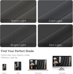 CUCRAF Dark Grey Blackout Curtains 72 inch Length 2 Panels Set, Rod Pocket Room Darkening Drapes for Bedroom Living Room, Insulated Thermal Light Blocking Window Curtain (W52 x L72 Inch)