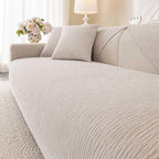 Soft Waterproof Chenille Cover Washable, Non Slip Sectional Sofa Covers for 3 Cushion Couch Sofa L Sharped Sofa Slipcover for Pets, Furniture Protector (1 PCS 36"x63" Coffee)