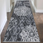 HEBE Hallway Runner Rug 2'8''x8', Washable Non Slip Kitchen Rug Runner
