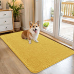 OLANLY Dog Door Mat for Muddy Paws 45x27, Super Absorbent Chenille Mud Mat