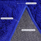 Quntue Rugs for Living Room 6x9, Soft Shaggy Modern Shag Area Rug for Bedroom, Upgrade Non-Slip Plush Fluffy Carpet for Kids Boys Girls Room Home Decor Aesthetic, Royal Blue