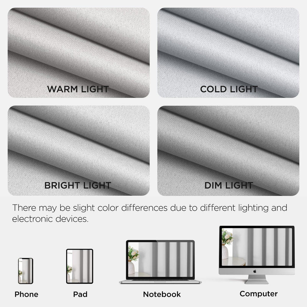 Joydeco Blackout Patio Sliding Door Curtains, Privacy Room Divider Curtains