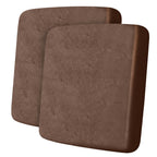 ANARACHON Leather Look Couch Cushion Covers Sofa Seat Slipcovers Sets Couches Furniture Protector for Sectional Armchair Loveseat Pets Kids Stretch Spandex Fabric (2 Cushion Sofa, Brown)