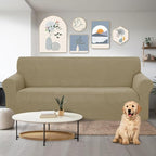U-NICE HOME Stretch Couch Cover Sofa Cover Sofa Slipcover Furniture Protector for 3 Cushion Couch Sofa Pet Friendly(Sofa, Sand)