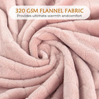 TOONOW Fleece Blanket Textured Fuzzy Plush Throw Blanket Twin Size 60" x 80", Super Soft Fluffy Bed Blanket Geometric Pattern Comfy Microfiber Flannel Blankets for Couch, Bed, Sofa, Light Pink