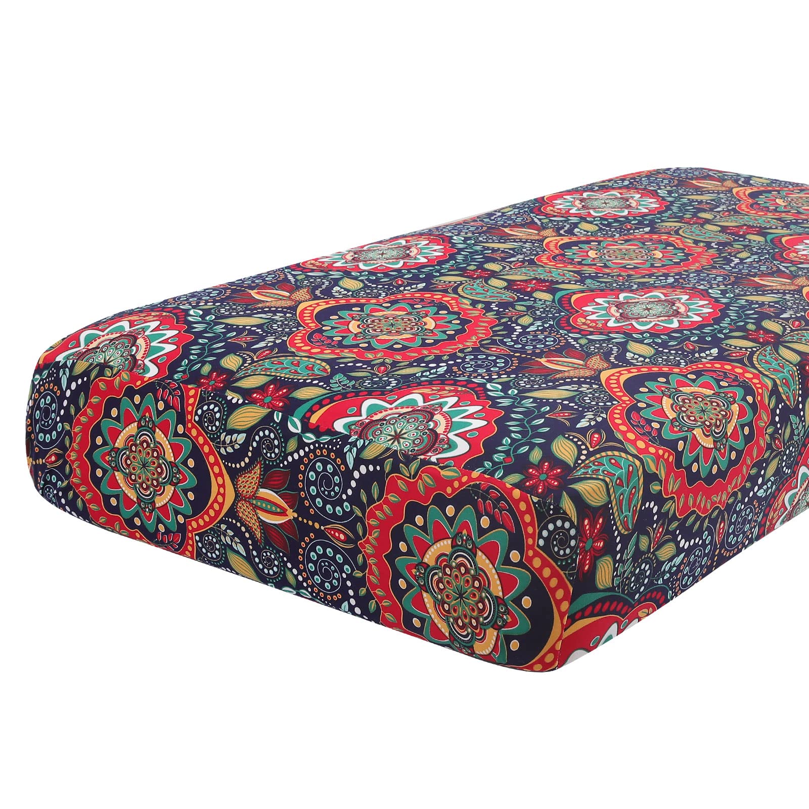 hyha Printed Couch Cushion Covers, Sofa Covers Washable for 3 Cushion Couch