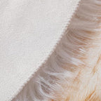 linmopm Faux Fur Rug Sheepskin Shag Fluffy Fuzzy 2x6 ft Runner Rugs for Bedroom Bedside Bed Floor Living Room Plush High-Density Cushion Carpet Super Sofa Cover White and Yellow