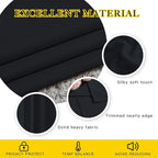 NICETOWN Black Out Curtains 63 inches Long, Grommet Blackout Window Treatment Thermal Insulated Solid Room Darkening Drapes for Bedroom/Kitchen, 2 Panels, W40 x L63