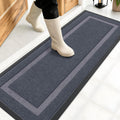OLANLY Front Door Mat Outside 47x17, All-Season Heavy-Duty Rubber Doormat