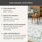 Washable 3x5 Large Bathroom Rug - Neutral Boho Geometric Area Rugs for Entryway, Kitchen, Bedroom Beside Bed, Laundry, Modern Vintage Eclectic Light Gray & Sage Floral Decor, Low Pile & Non-Slip Stain