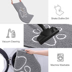 Smiry Dog Door Mat for Muddy Paws, Absorbent Non Slip Dirt Trapper, 40x32
