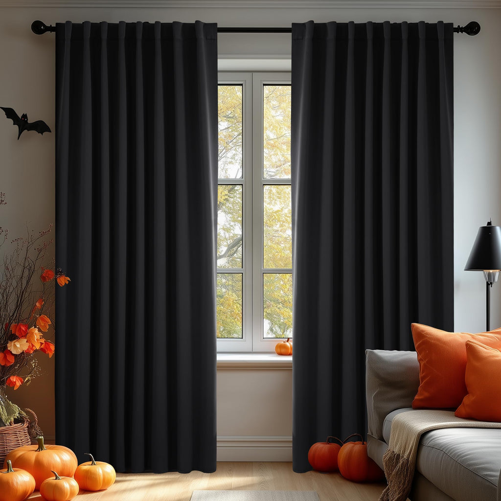 Deconovo Blackout Curtains for Bedroom 108 Inches Long