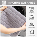 Velvet Couch Covers for Dogs, Dog Sectional Couch Covers, Pet Couchs Cover for Large Sectional, Couchs Protector for Dogs, Sectional Sofa Cover for Pet Washable(1PC,Light Grey,27.6"×94.4")