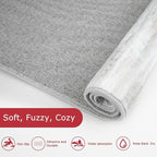 KOZYFLY Modern Abstract Kitchen Runner Rug, 2.6x12 Washable Rug Runner Non-Slip Soft Striped Hallway Runner Rugs, Beige Print Carpet Runner for Entryway Bathroom Laundry Room Foyer