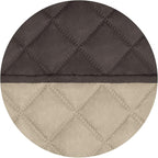 PureFit Reversible Quilted Sofa Cover, Water Resistant Slipcover Furniture Protector, Washable Couch Cover with Non Slip and Elastic Straps for Kids, Dogs, Pets (XX Large, Chocolate/Beige)