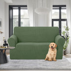U-NICE HOME Loveseat Cover Stretch Couch Cover Sofa Slipcover, Loden Frost