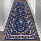 HEBE Hallway Runner Rug 2'x8', Washable Non Slip Kitchen Rug Runner