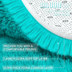 OLANLY 5x8 Machine Washable Large Area Rugs for Living Room, Bedroom, Soft Fluffy Shaggy Bedside Rug, Indoor Floor Carpet for Kids Girls and Boys, Dorms, Nursery, Home Decor Aesthetic, Teal Blue