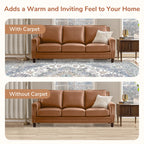 OPPODREAM Soft Area Rugs 6', Persian-Inspired Washable Rug, Purple & Cream