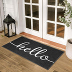 EARTHALL Funny Hello Mats Outside/Inside 59"x24", Front Door Mat Outdoor Entrance, Indoor Outdoor Mats for Home Entrance, Funny Doormat Outside/Inside Entry, Front Porch Decor for Farmhouse